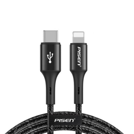 1.2M Lightning to USB C Backlight Data Charging Cable(1200mm) TC12-1200 PISEN